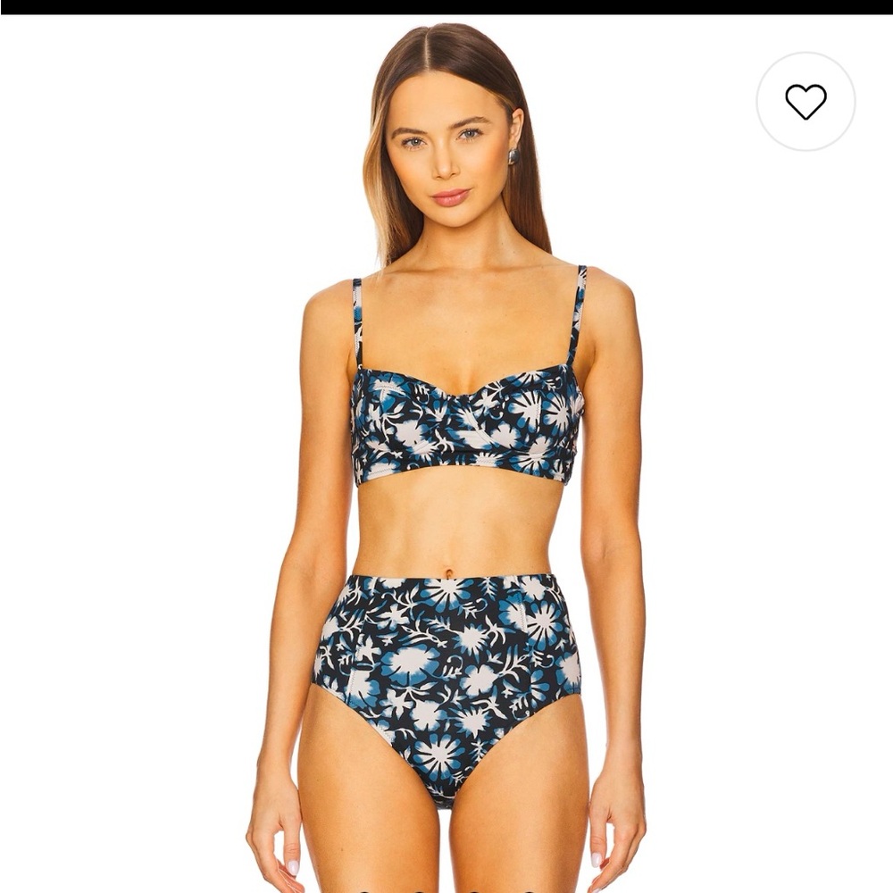 Ulla Johnson- Zahara High-Waist Bikini Oleander - Picture 4 of 10